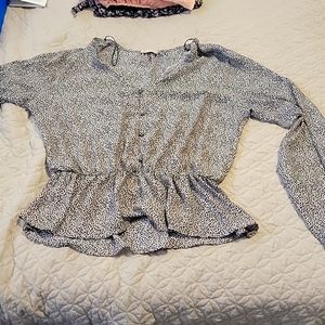 Long sleeve blouse